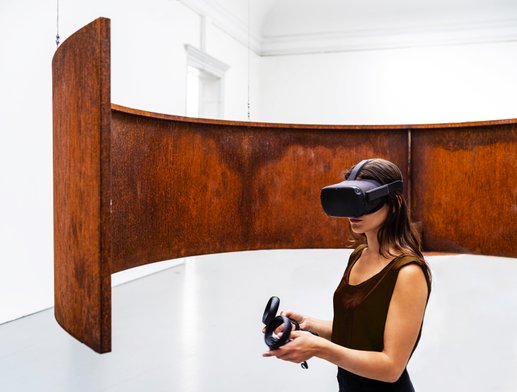 Izabel Lind Färnstrand VR 3D Konstakademien 2020 KKH utställning skulptur metall rostig Artist
